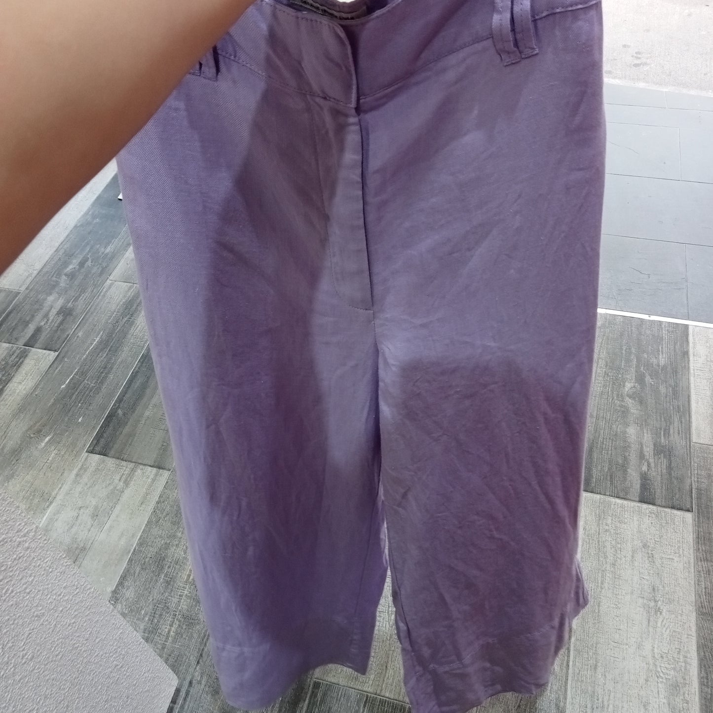 Pantalon évasée en lin